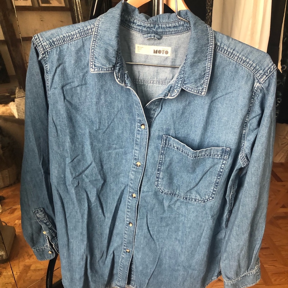Jean shirt almost brand new